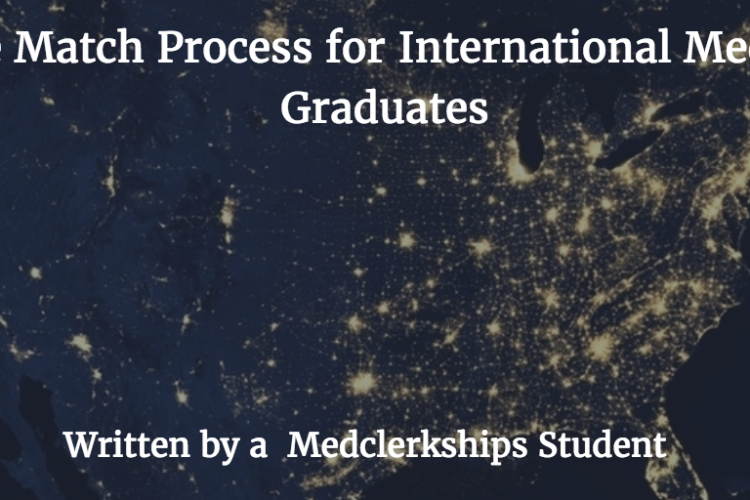 The Match Process for International Medical Graduates