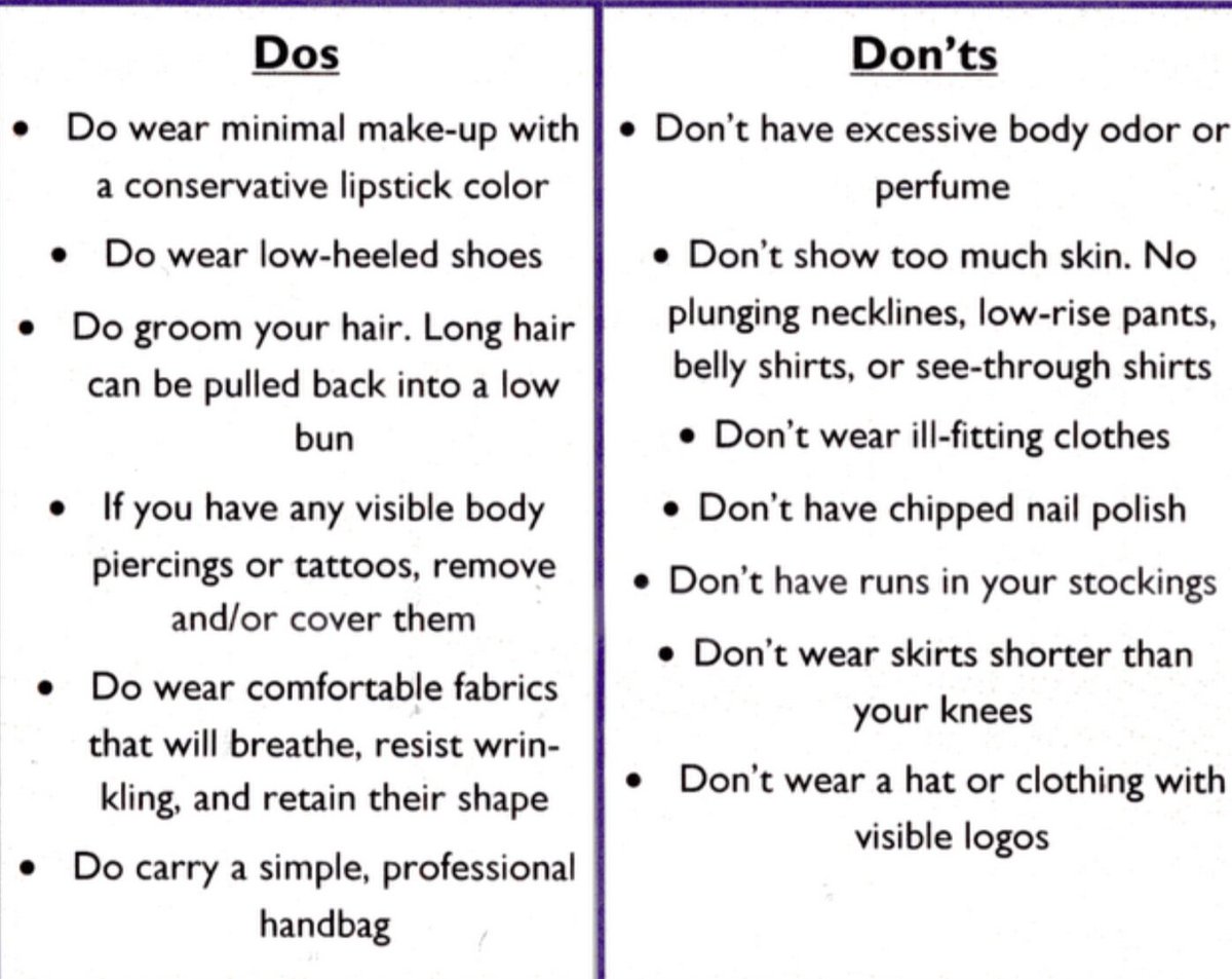 Attire “Do's and Don'ts” for Interview Season – 