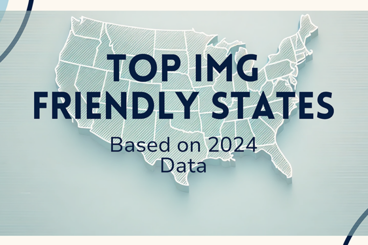 Top IMG Friendly States Based on 2024 Data